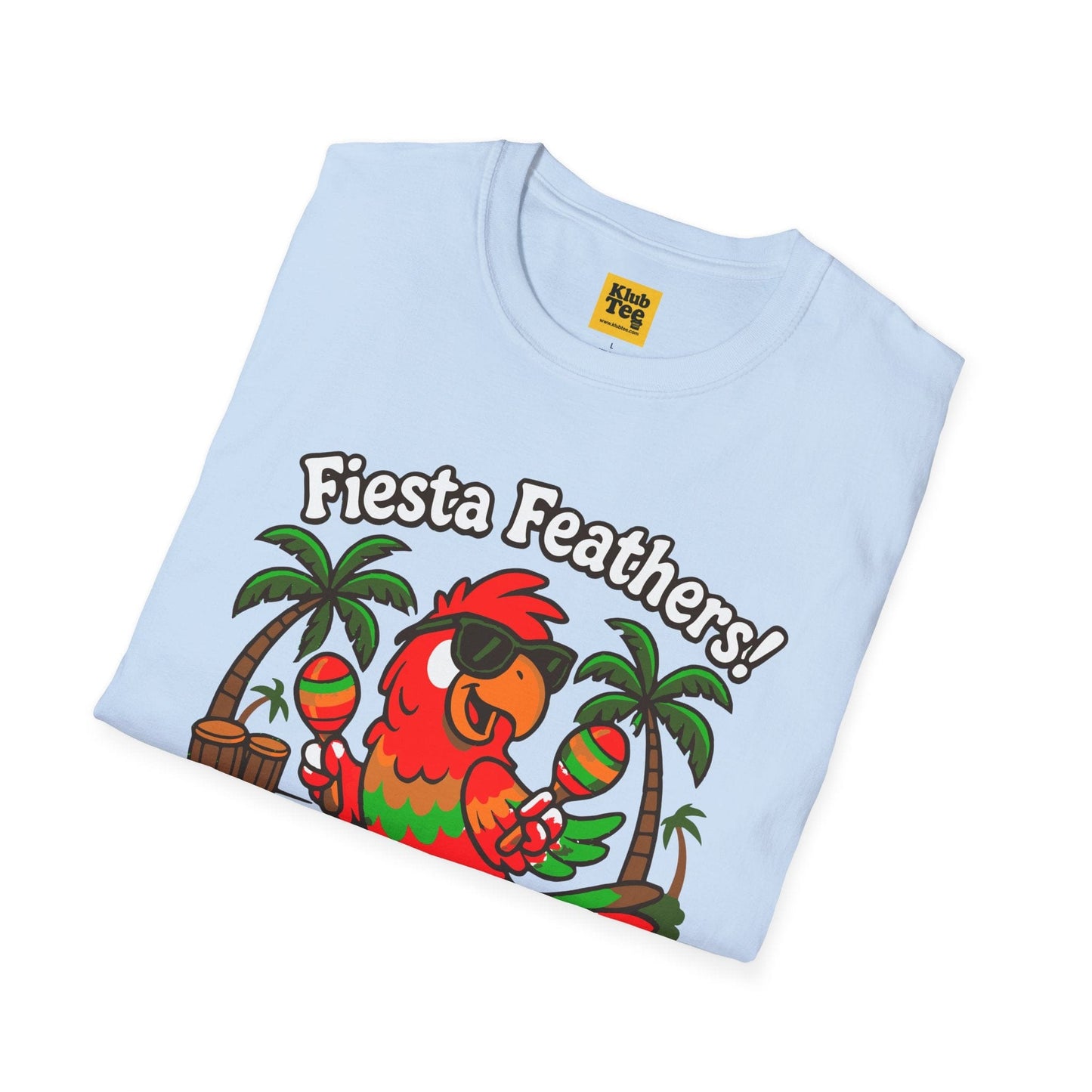 Fiesta Feathers T-Shirt - Tropical Parrot