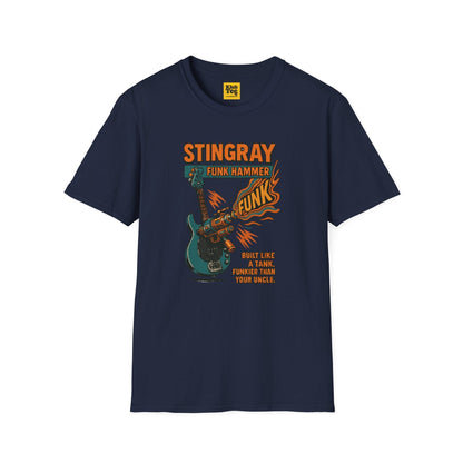 Stingray Funk Hammer T-Shirt - Bass Guitar