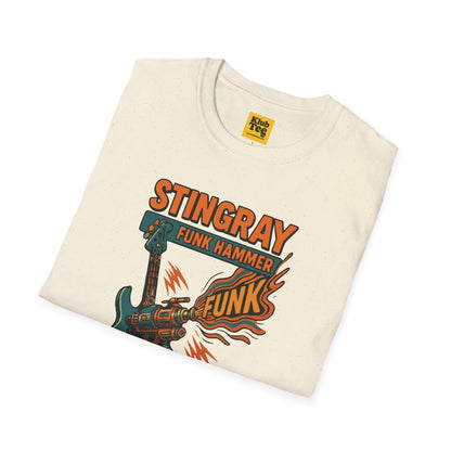 Stingray Funk Hammer T-Shirt - Bass Guitar