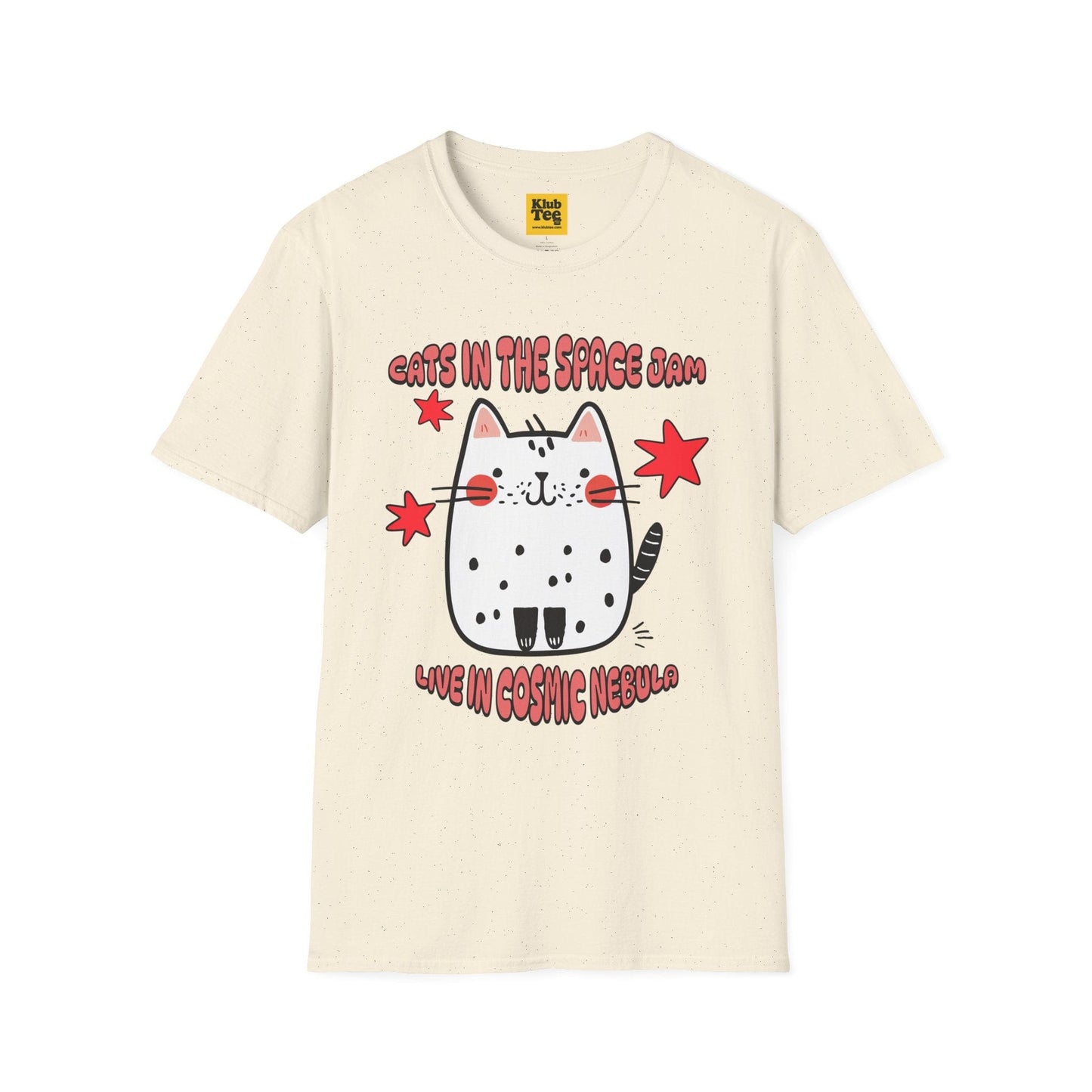 Cosmic Cats T-Shirt - Space Feline Music Tee