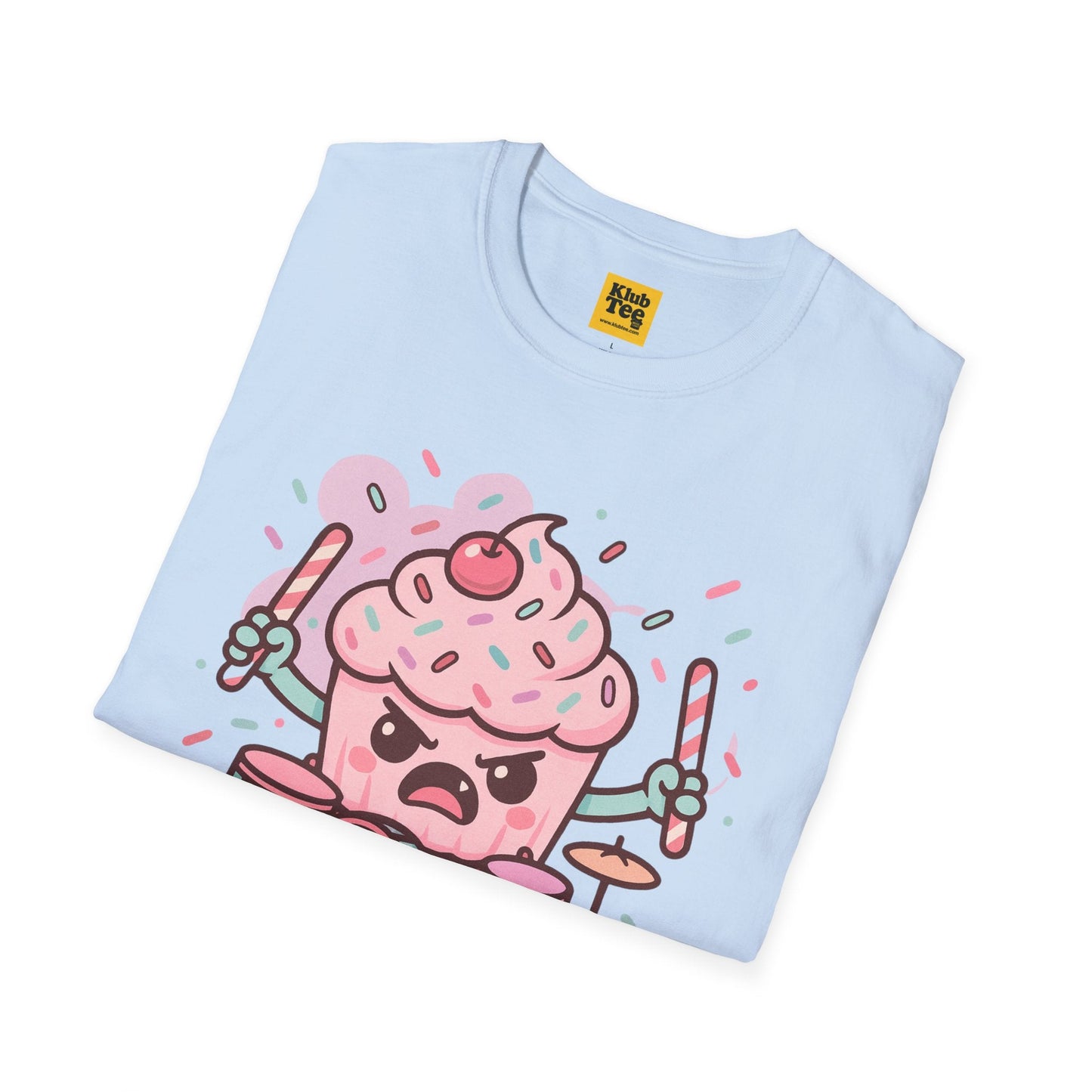 Frosted Fury Cupcake Drummer T-Shirt