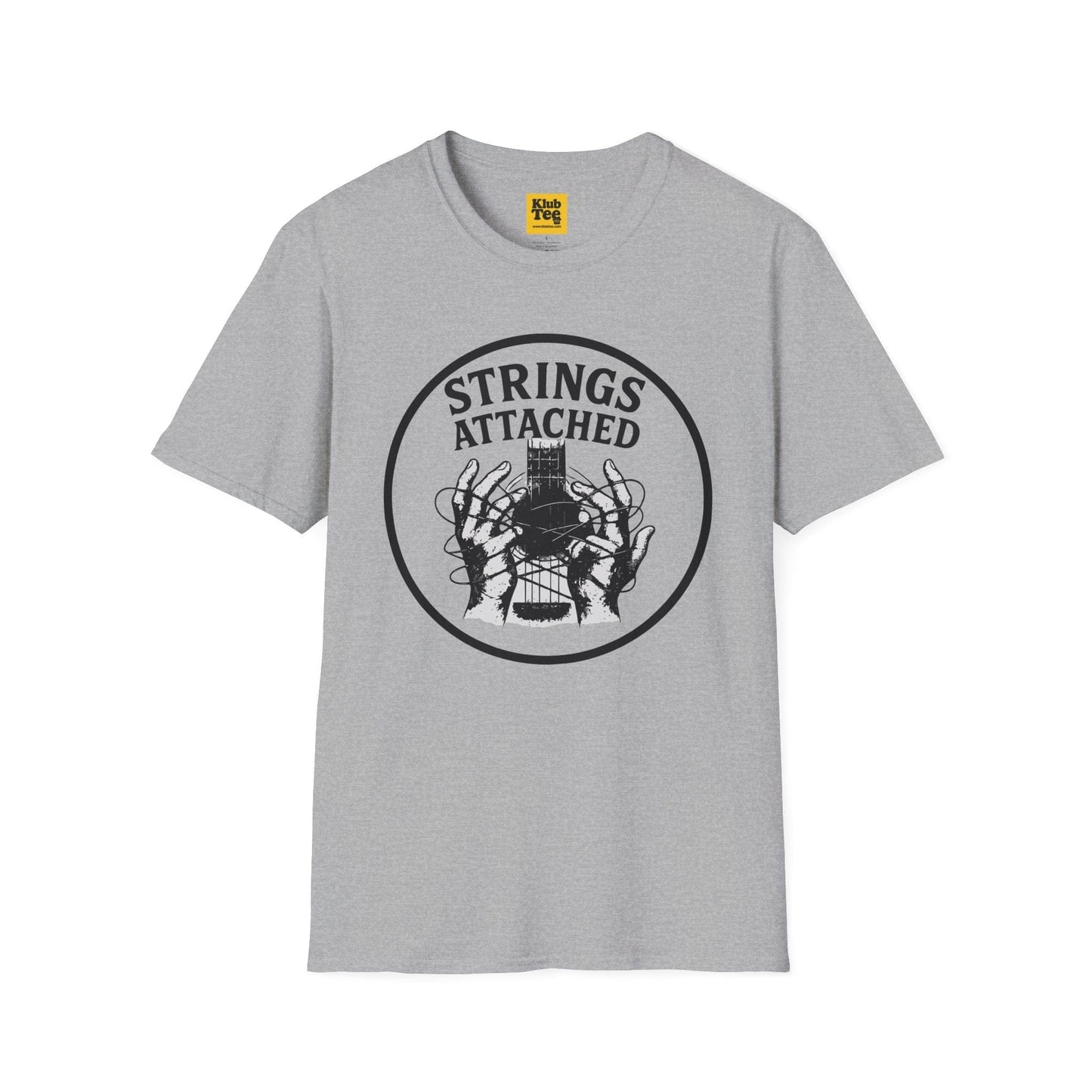 Strings Attached T-Shirt - Guitar Humor