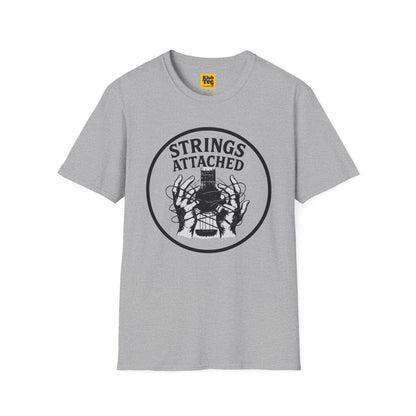 Strings Attached T-Shirt - Guitar Humor