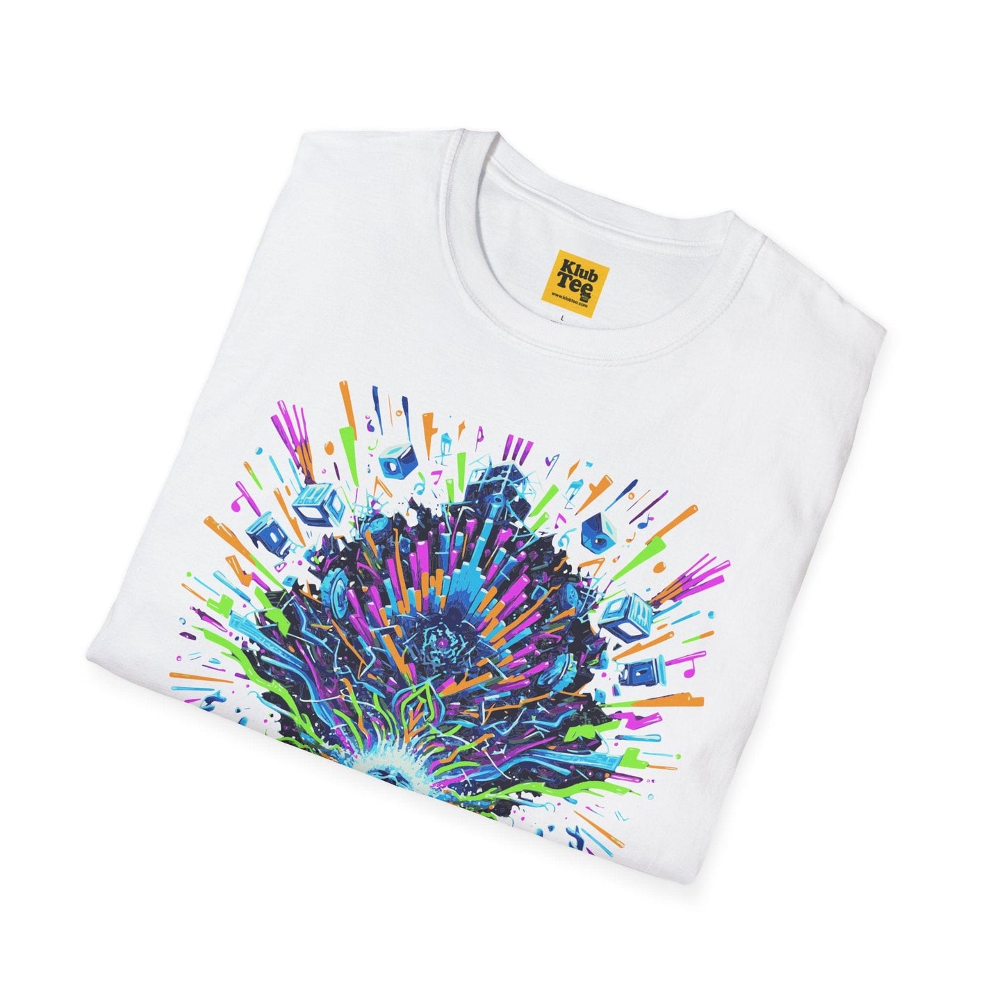 Vibrant Mind Explosion T-Shirt - Artistic