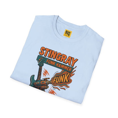 Stingray Funk Hammer T-Shirt - Bass Guitar