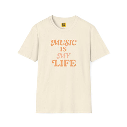 Music Is My Life T-Shirt - Retro Style