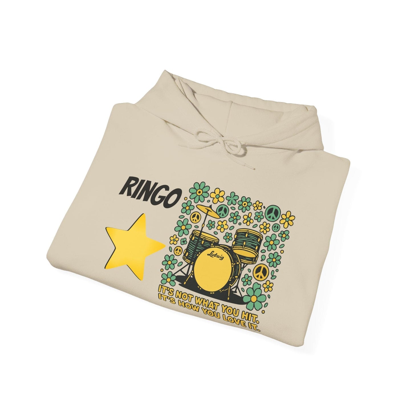 Ringo Drummer Hoodie - Beatles Tribute