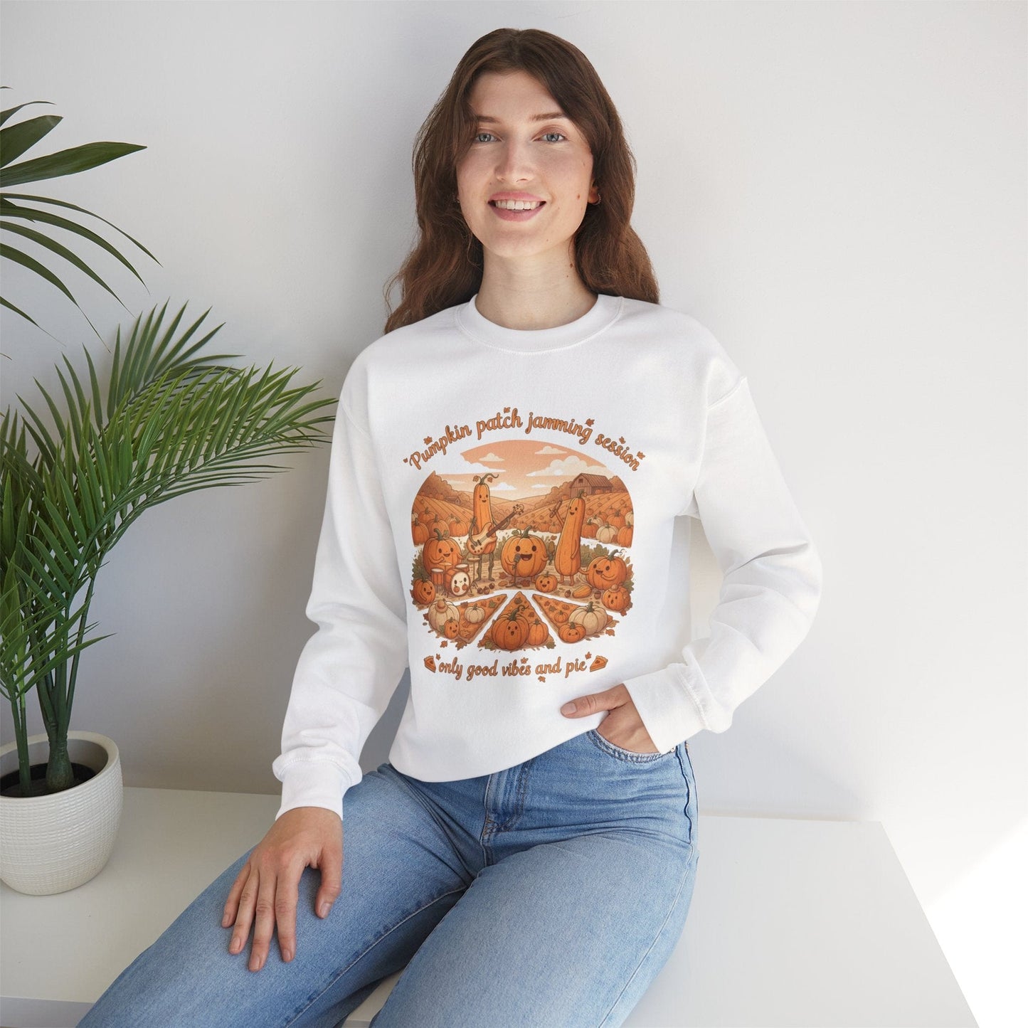 Pumpkin Patch Halloween Sweatshirt - Fall Comfort