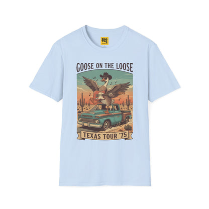 Goose on the Loose T-Shirt - Retro Texas Tour Tee