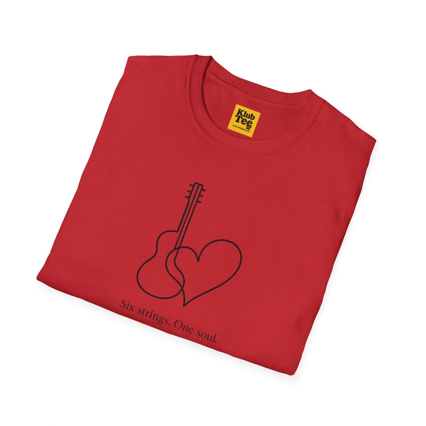 Six Strings One Soul T-Shirt - Guitar Love
