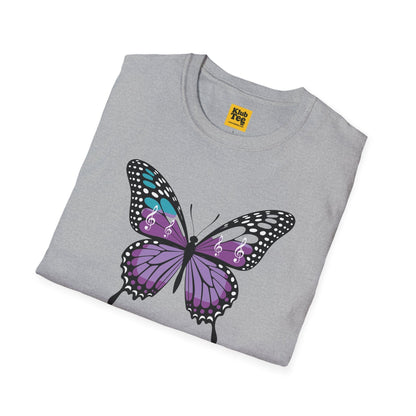 Butterfly Music T-Shirt - Nature & Sound