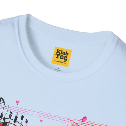 Floral Music Notes T-Shirt - Perfect Gift