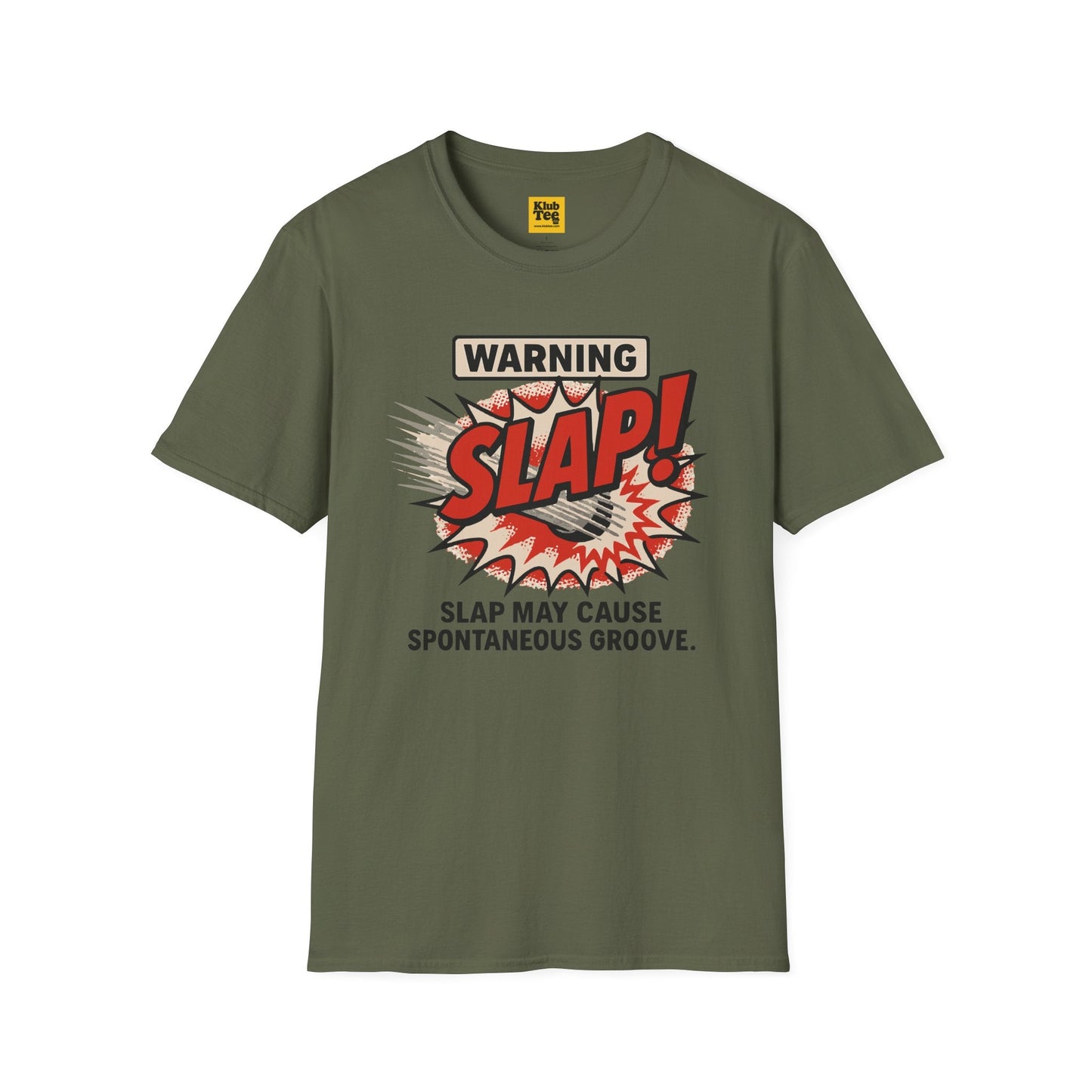 Warning SLAP Bass T-Shirt - Funny Musician Tee