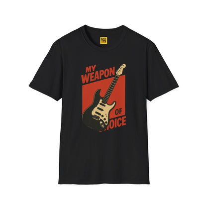My Weapon of Choice T-Shirt - Guitar Pride
