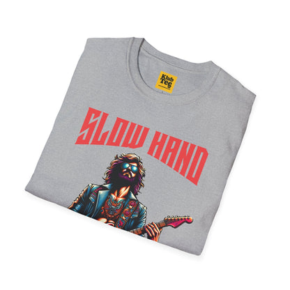 Slow Hand Retro Blues T-Shirt - Guitar Legend Tribute