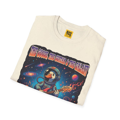 Groovy Galactic Guitar T-Shirt - Cosmic Music Tee