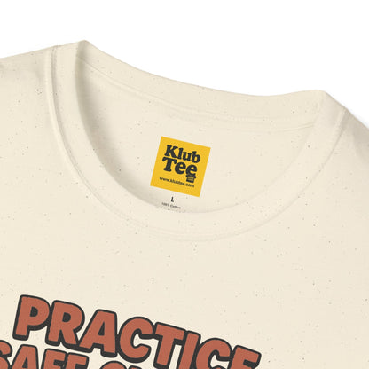 Practice Safe Chords T-Shirt - Guitar Humor