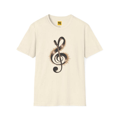 Musical Vibes T-Shirt - Treble Clef Design
