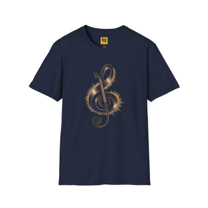 Musical Vibes T-Shirt - Treble Clef Design
