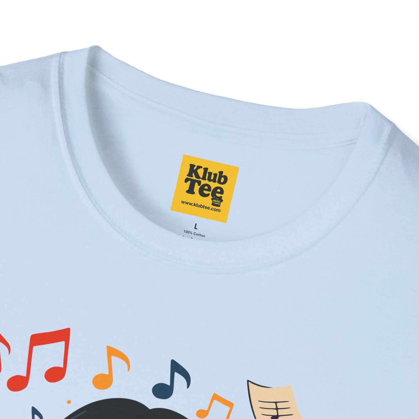 Music Notes & Sheets T-Shirt - Artistic Design