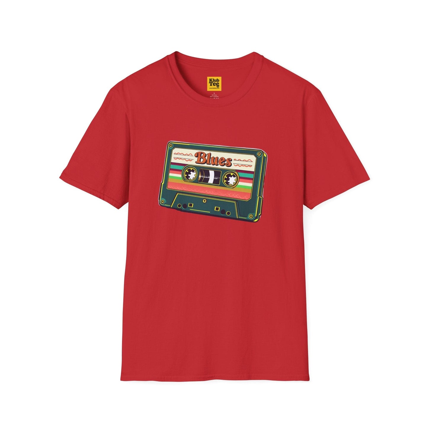 Vintage Blues Cassette T-Shirt - Retro Music