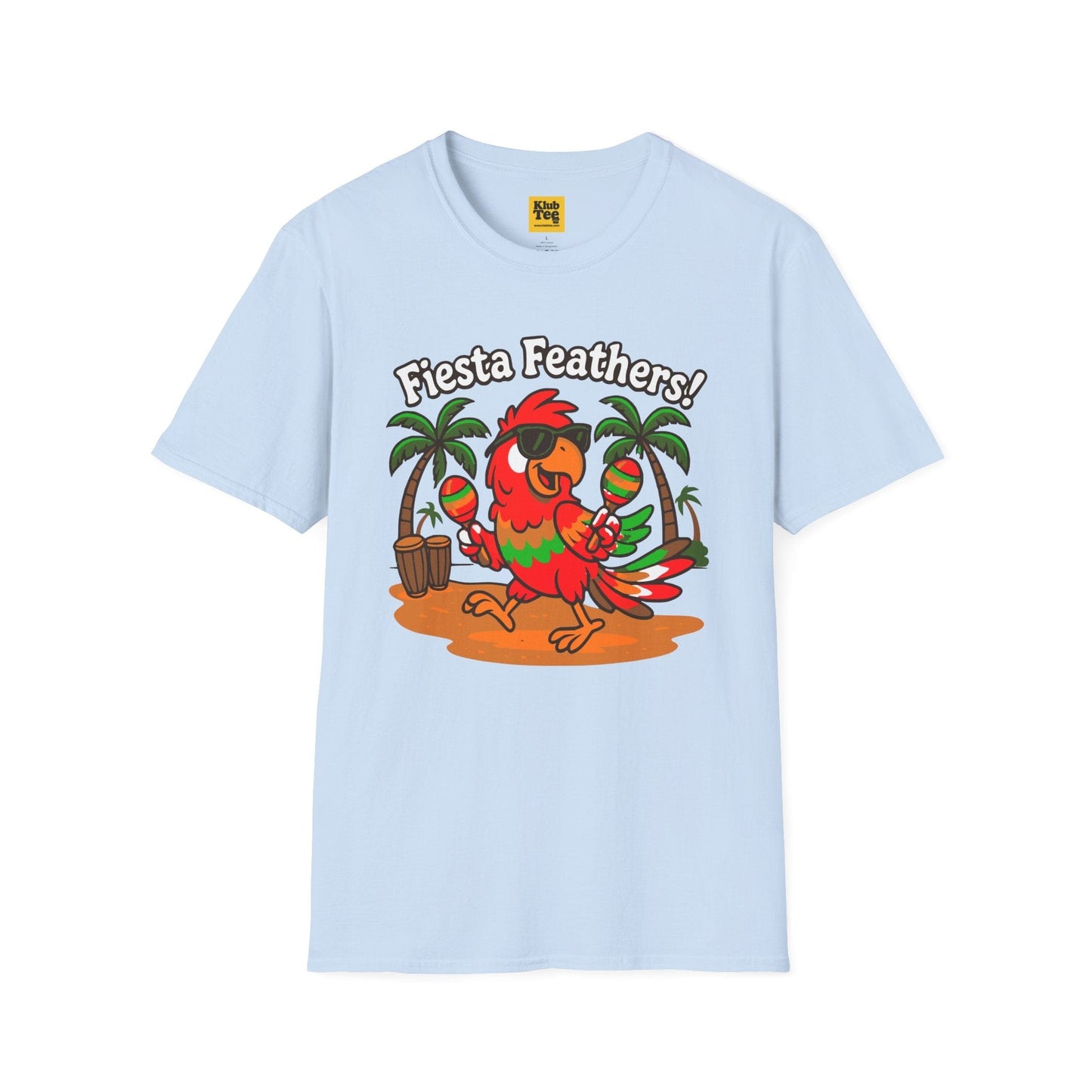 Fiesta Feathers T-Shirt - Tropical Parrot
