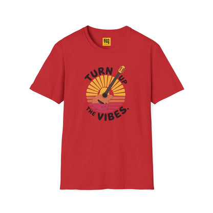 Retro Vibes Guitar T-Shirt - Vintage Style