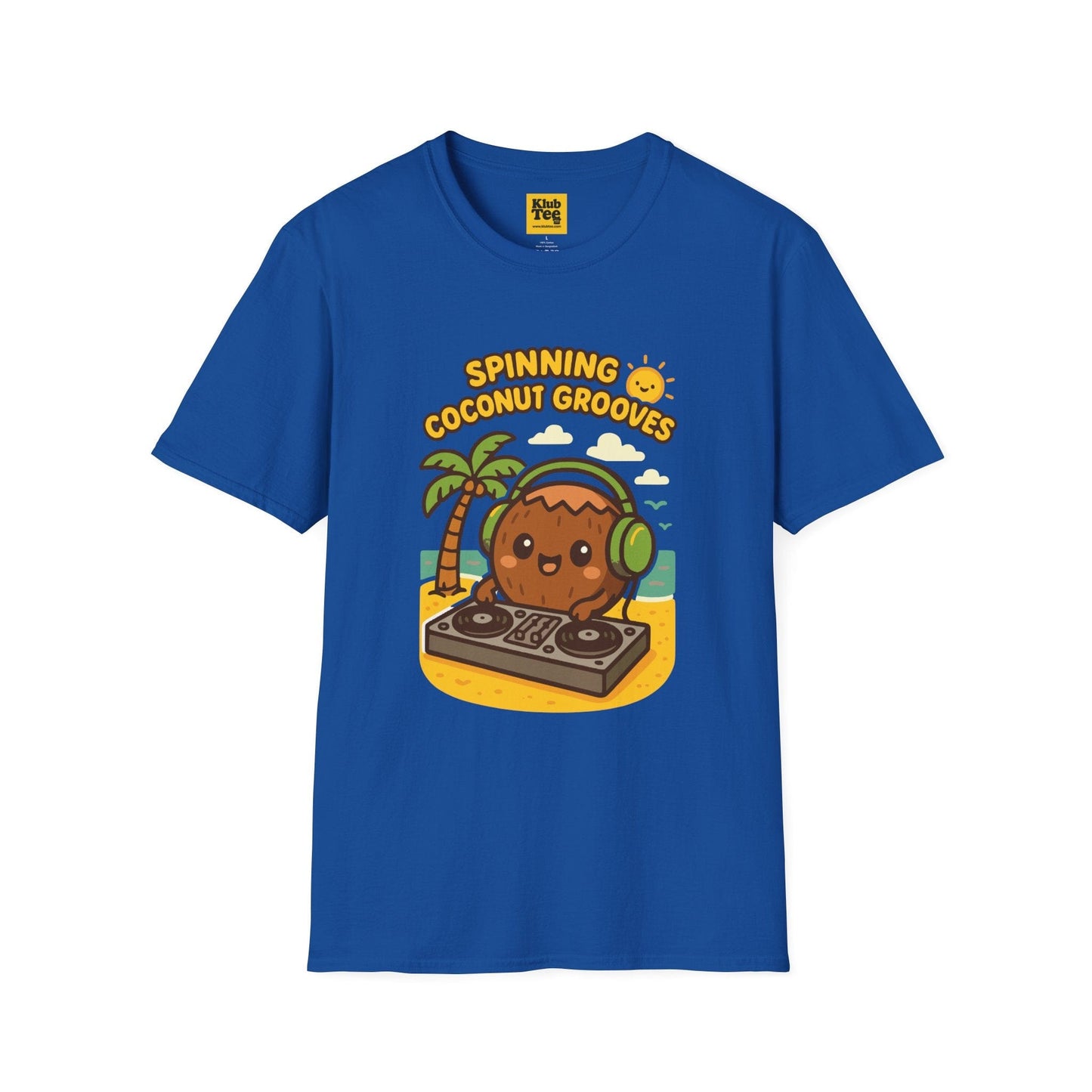 Coconut Grooves T-Shirt - Summer Party Vibes