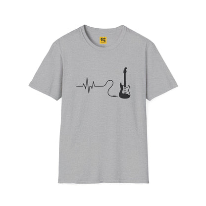 Heartbeat Guitar T-Shirt - Music Life