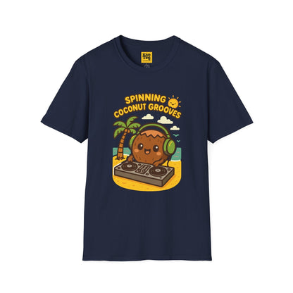 Coconut Grooves T-Shirt - Summer Party Vibes