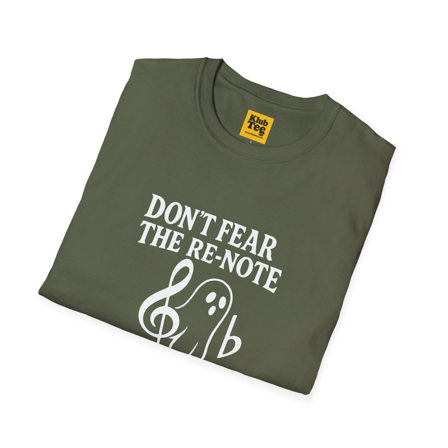 Ghostly Music Humour T-Shirt - Halloween Musician Gift