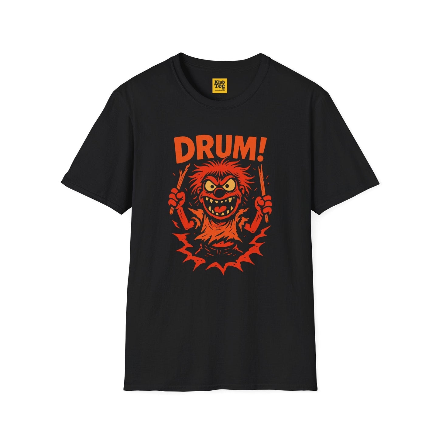 Drum! Graphic T-Shirt - Bold Percussion Design