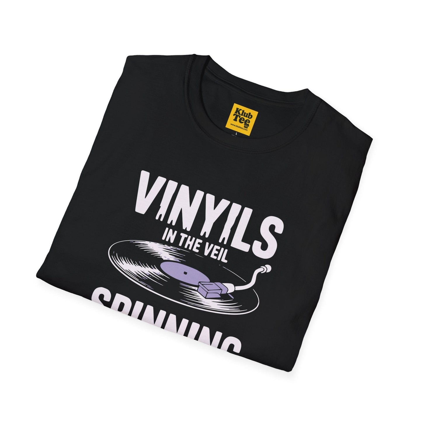 Vinyl Vibes Halloween T-Shirt - Vintage Music Style