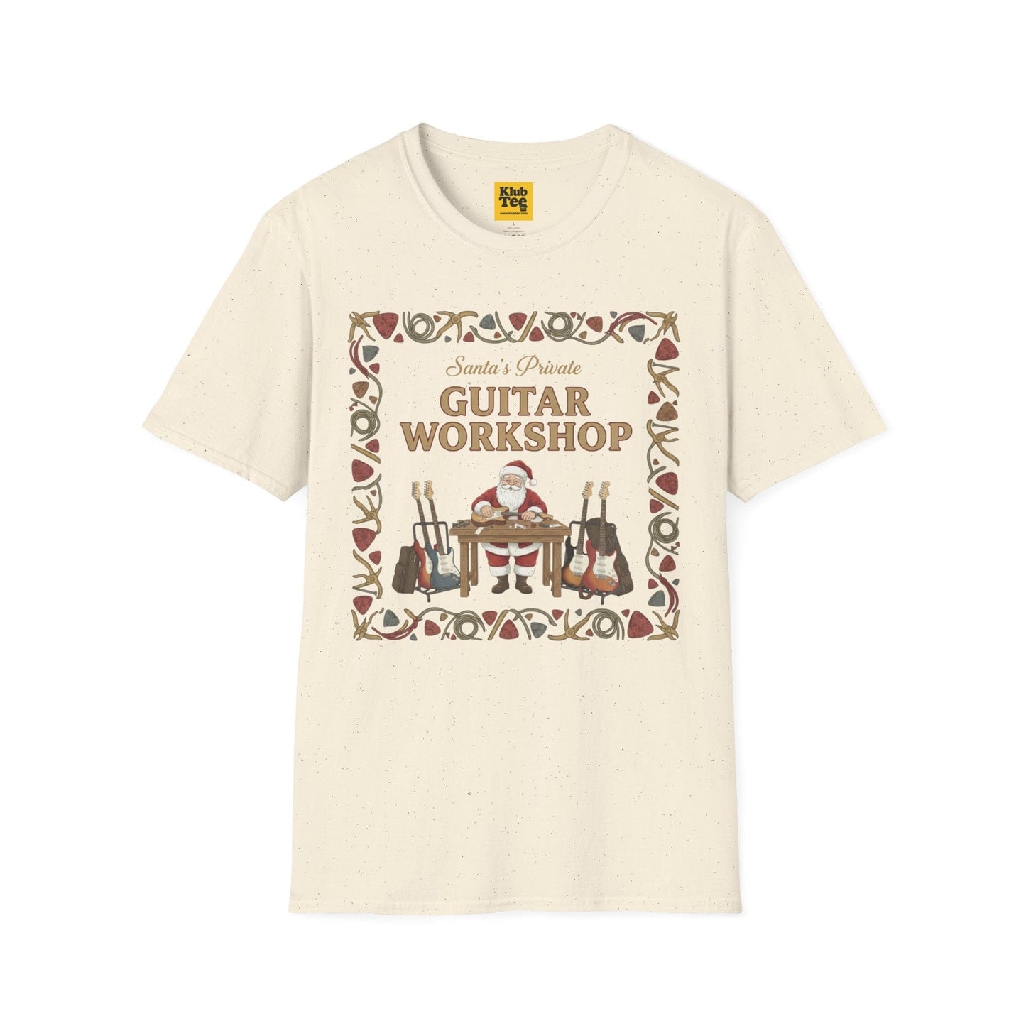Santa's Guitar Workshop T-Shirt - Christmas Music