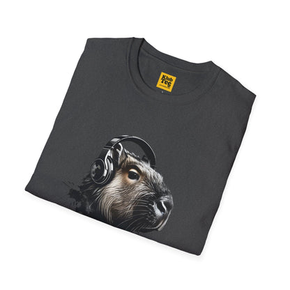 Capybara Music T-Shirt - Animal Musician