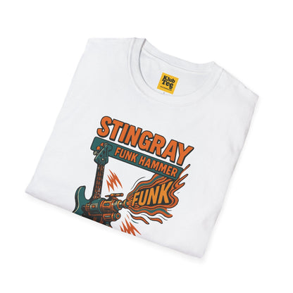 Stingray Funk Hammer T-Shirt - Bass Guitar