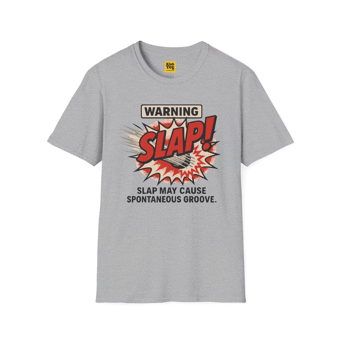 Warning SLAP Bass T-Shirt - Funny Musician Tee
