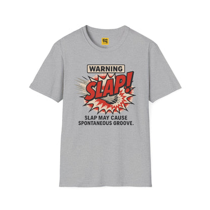 Warning SLAP Bass T-Shirt - Funny Musician Tee