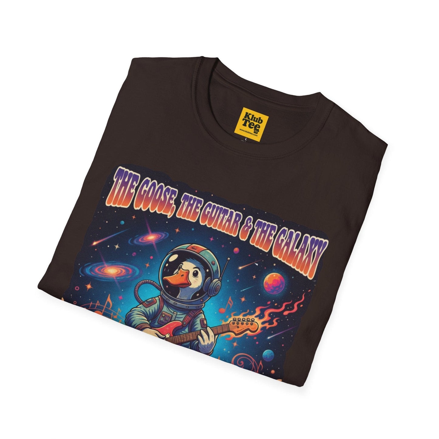 Groovy Galactic Guitar T-Shirt - Cosmic Music Tee
