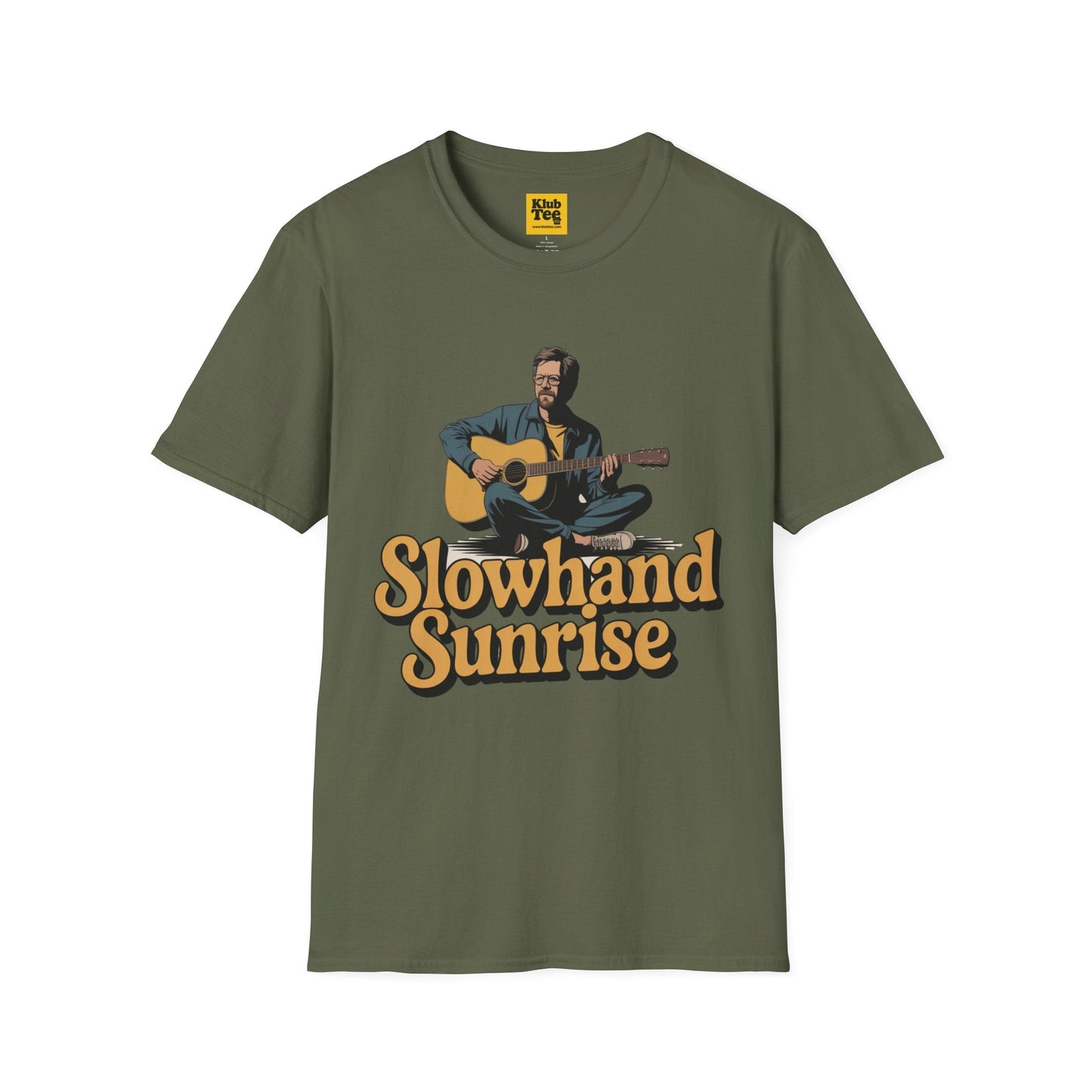 Slowhand Sunrise Guitarist T-Shirt | Vintage Clapton Tee