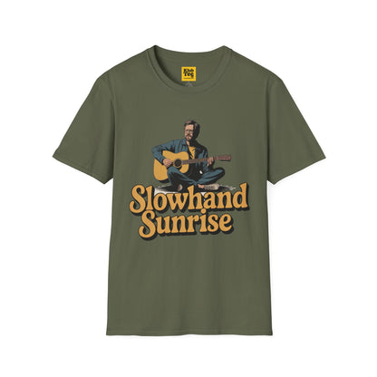Slowhand Sunrise Guitarist T-Shirt | Vintage Clapton Tee