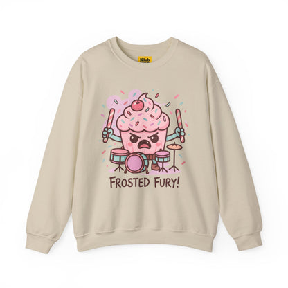 Frosted Fury Sweatshirt - Cute Dessert Graphic Tee