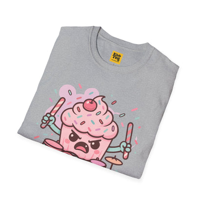 Frosted Fury Cupcake Drummer T-Shirt