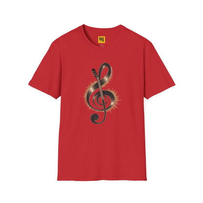 Musical Vibes T-Shirt - Treble Clef Design