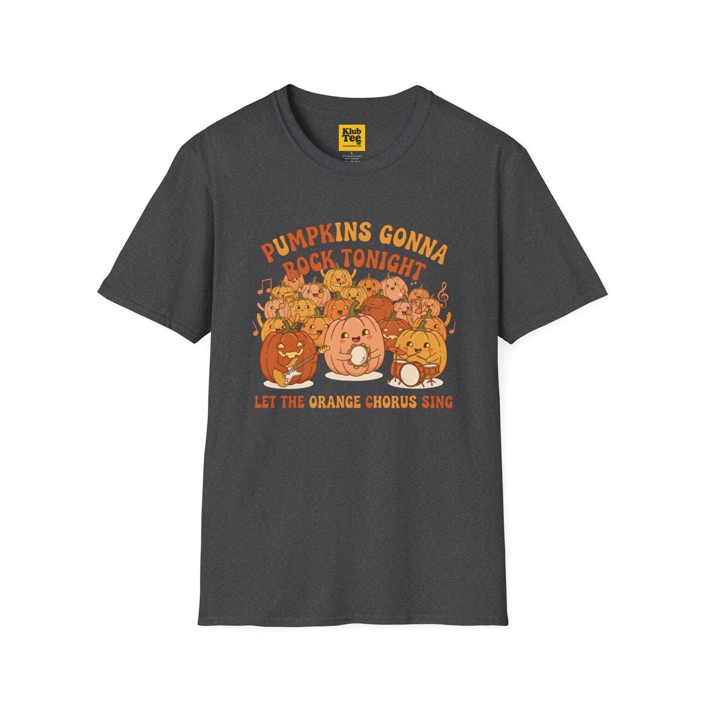 Pumpkin Rock Night T-Shirt - Halloween Fall Vibes