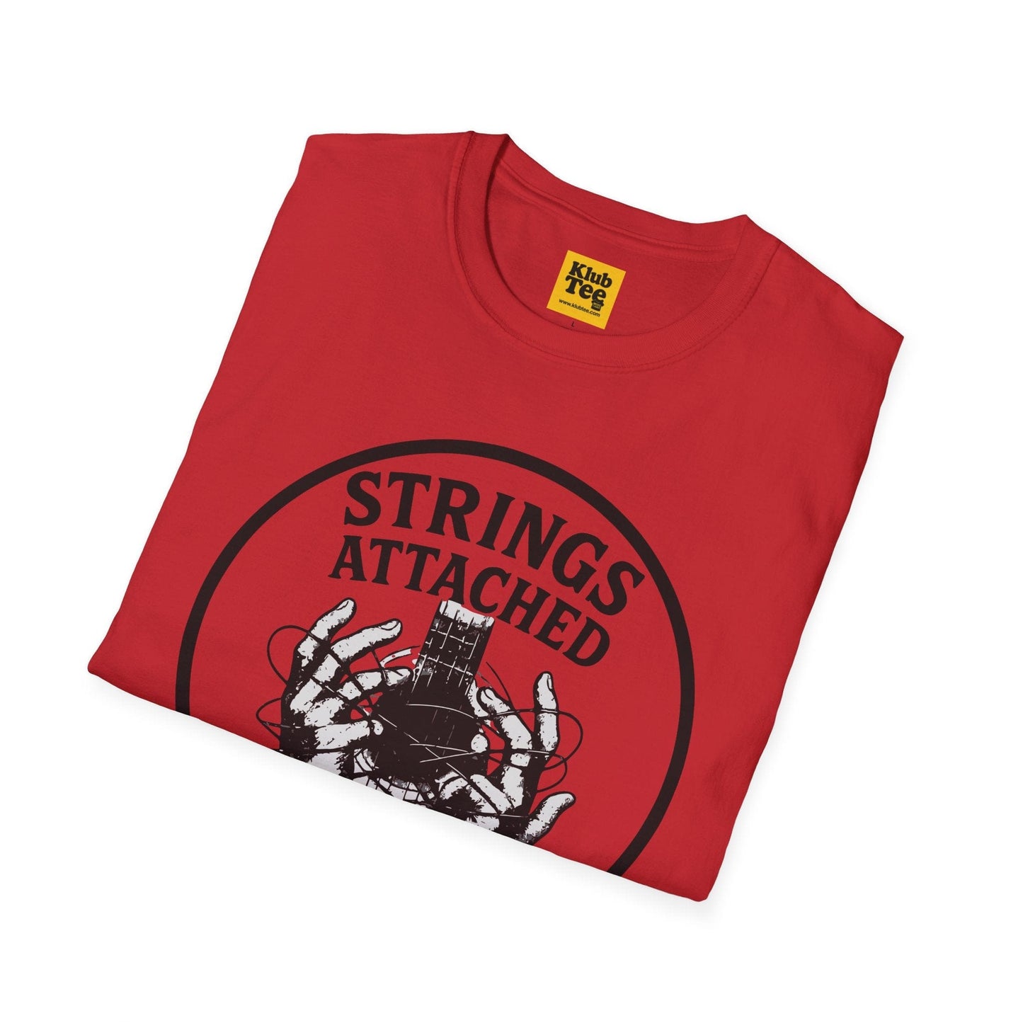 Strings Attached T-Shirt - Guitar Humor