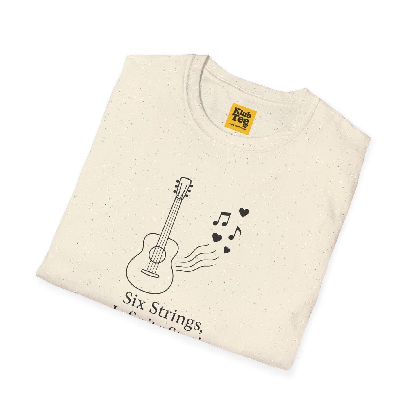 Six Strings Infinite Stories T-Shirt - Guitar