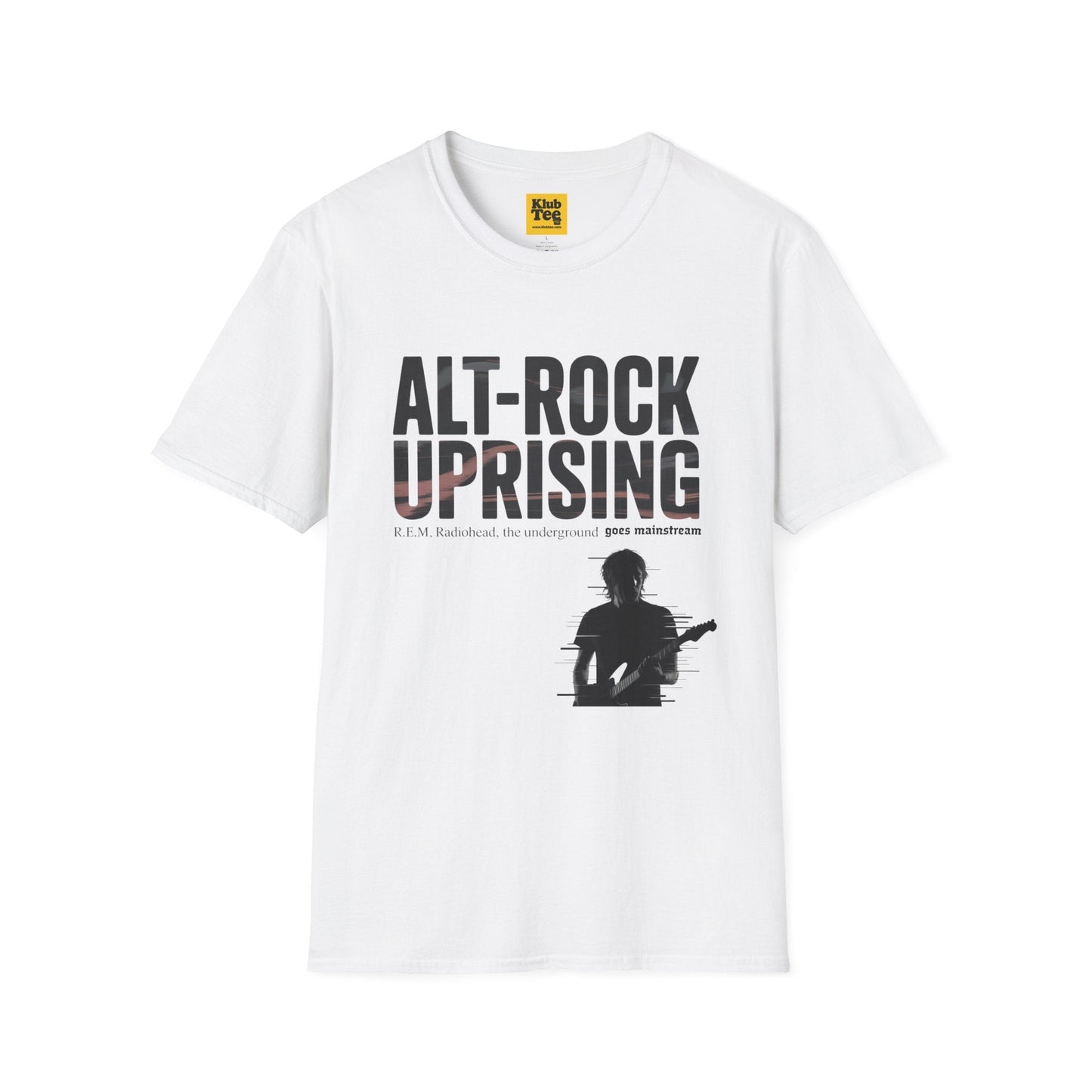 Alt-Rock Uprising T-Shirt | Guitar Silhouette Band Tee