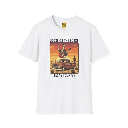 Retro Goose Graphic T-Shirt - Vintage Tour Festival Tee