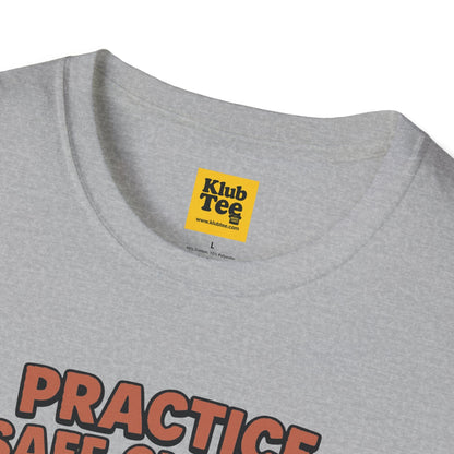 Practice Safe Chords T-Shirt - Guitar Humor